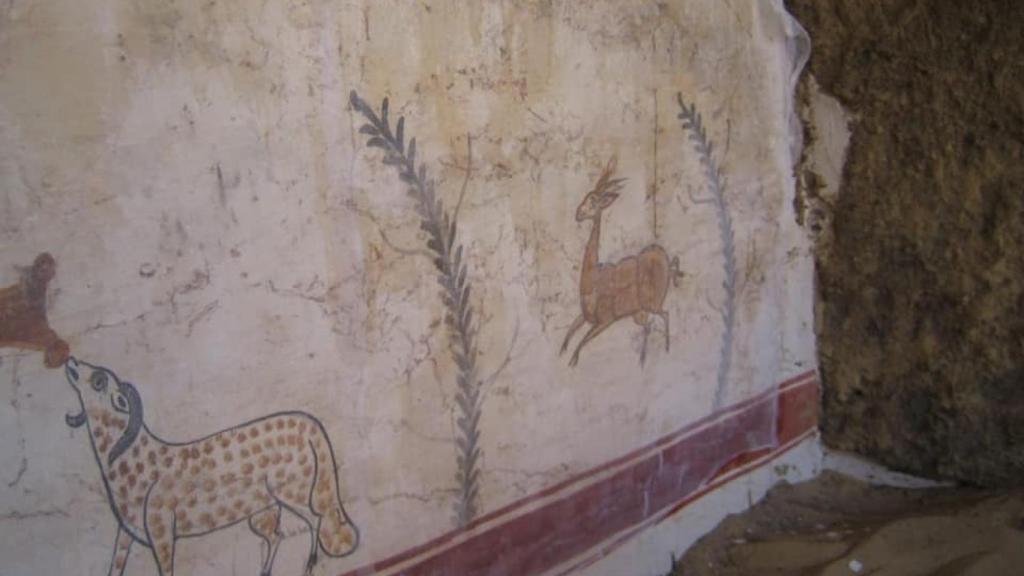 Decoración del yacimiento de Oxirrinco.