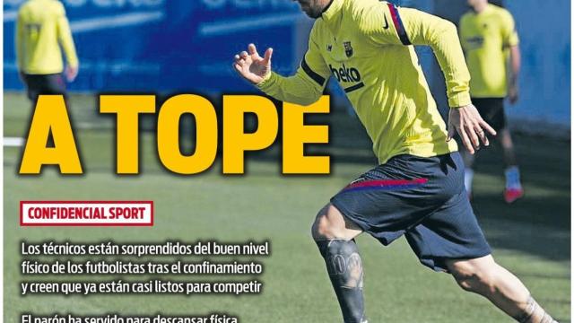 Portada Sport (25/05/20)