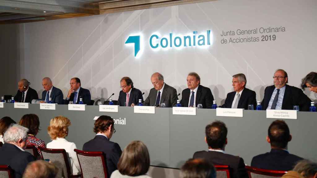 Imagen de la junta general de accionistas de Colonial celebrada el año pasado.