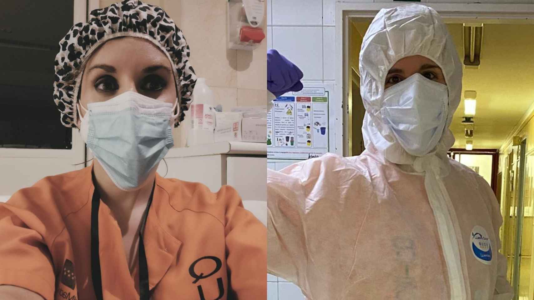Sonia y Raquel, las dos enfermeras a las que no renovará la Comunidad de Madrid.