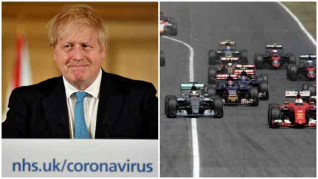 Boris Johnson y la Fórmula 1