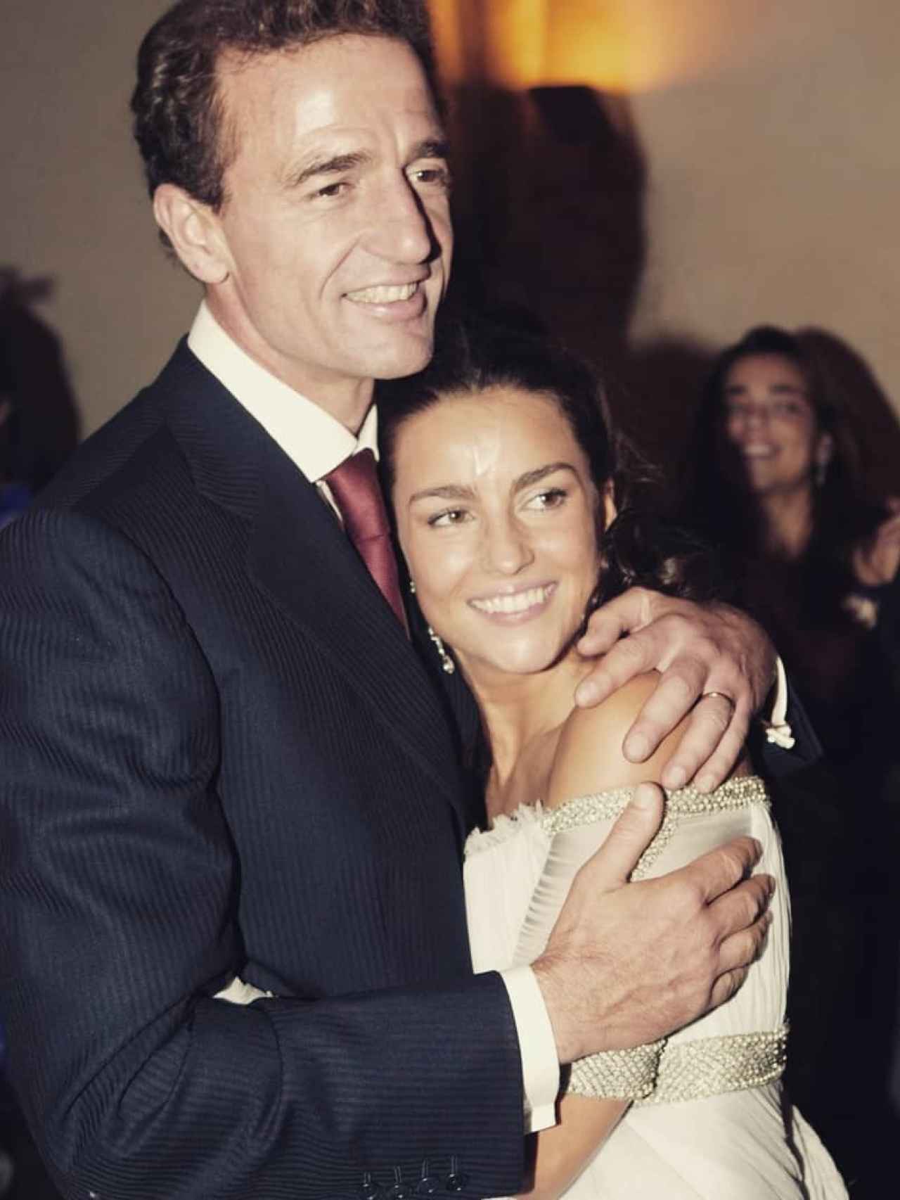 Alessandro Lequio y María Palacio el día de su boda.