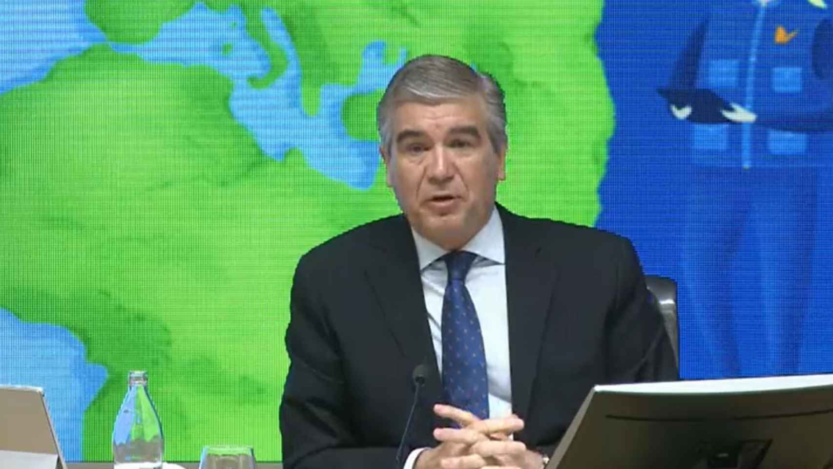 El presidente de Naturgy, Francisco Reynés, en la Junta de Accionistas.