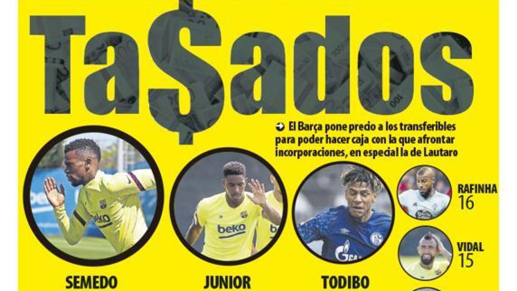 La portada del diario Mundo Deportivo (27/05/2020)
