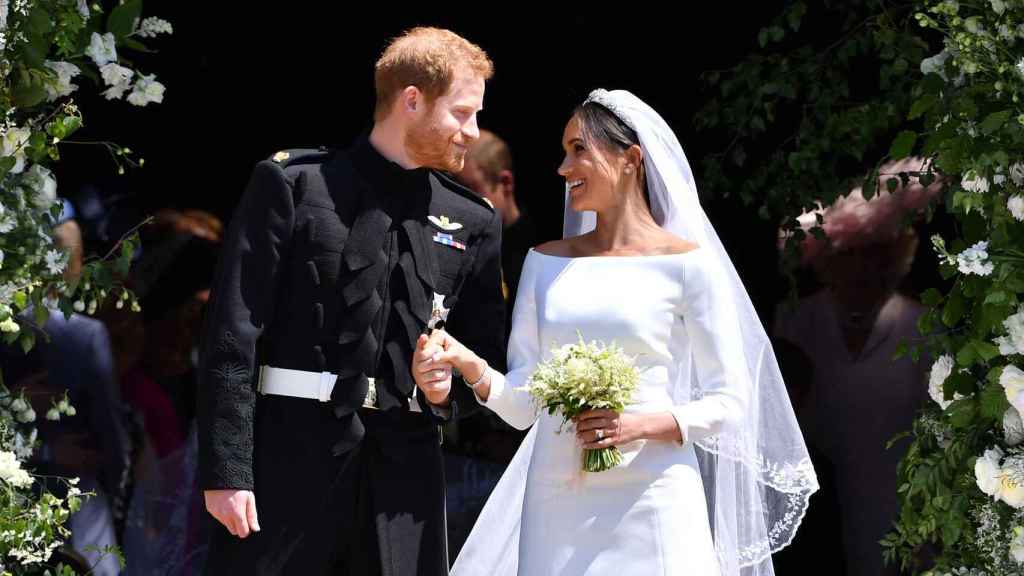 Harry y Meghan, el día de su boda, el 19 de mayo de 2018.