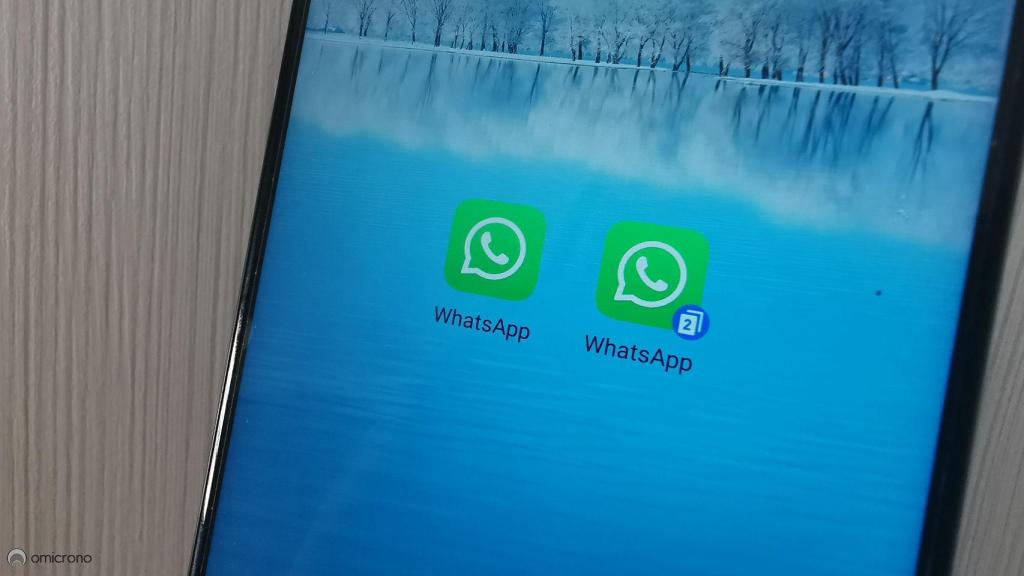 Dos WhatsApp en un mismo móvil.