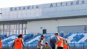 El Real Madrid entrena en el estadio Alfredo di Stéfano