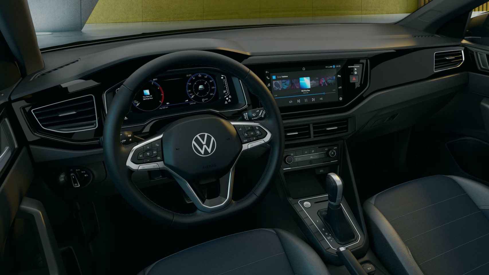 Interior del Volkswagen Nivus