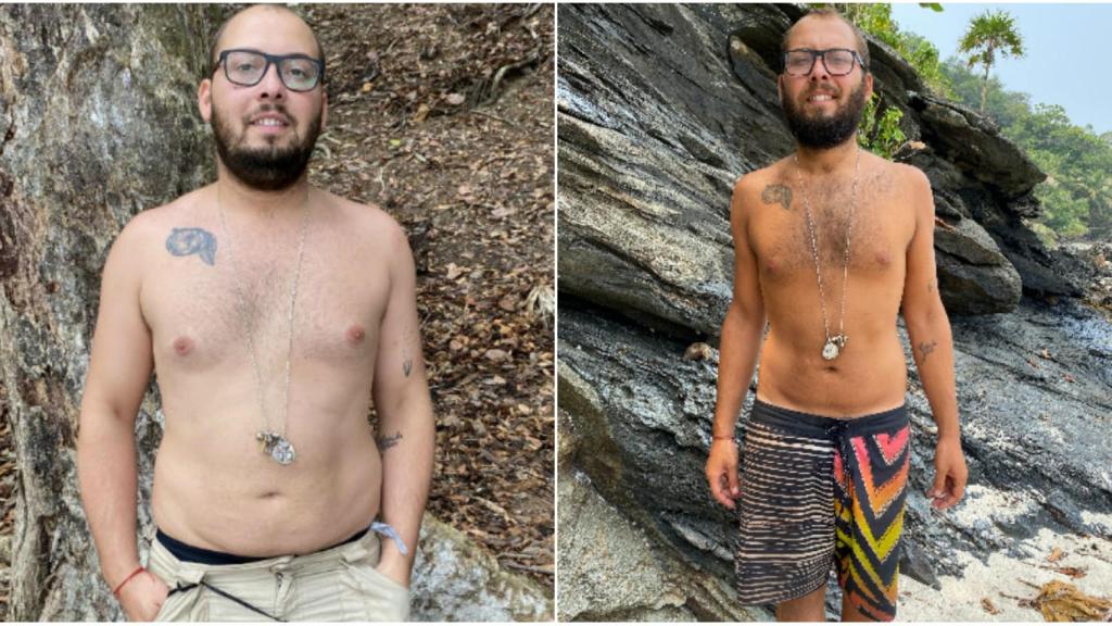 El antes y el después de José Antonio Avilés.
