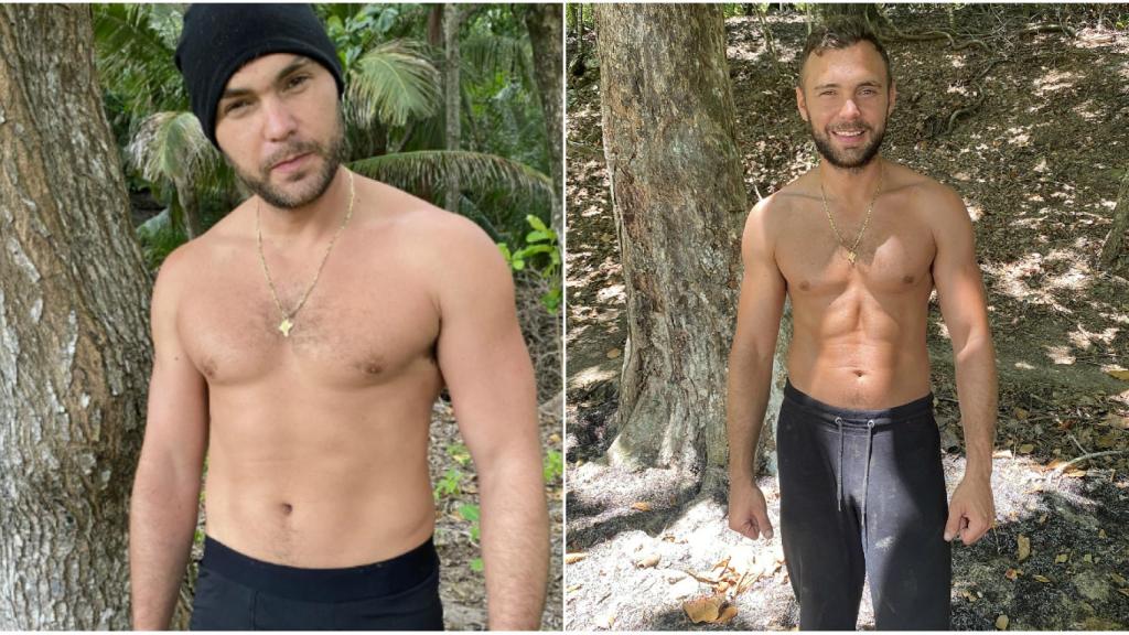 El antes y el después de Cristian Suescun.