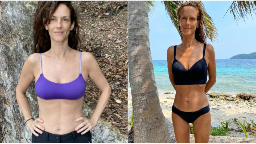 El antes y el después de Elena.