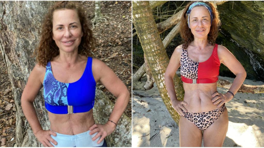 El antes y el después de Vicky Larraz.