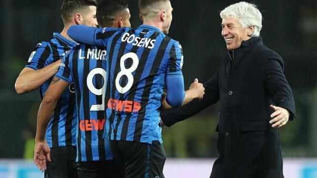 Gasperini, durante un partido