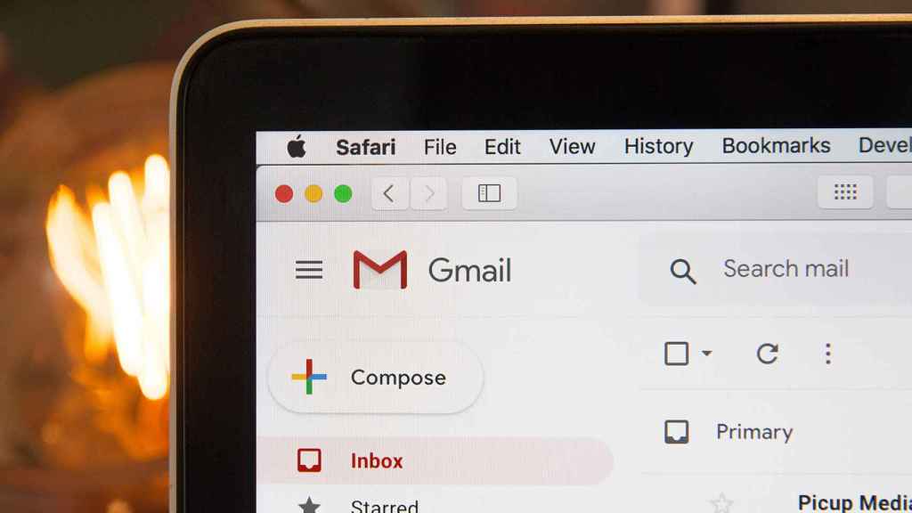 Gmail en el ordenador.