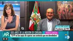 Ana Rosa entrevista a Andoni Ortuzar (Mediaset)