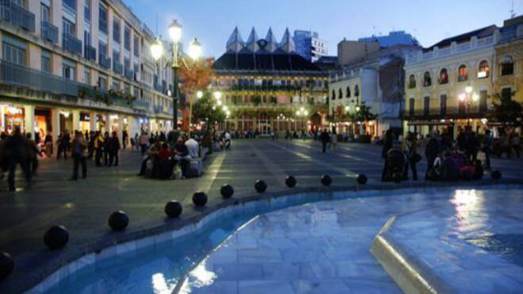 Imagen de archivo de la plaza mayor de Ciudad Real