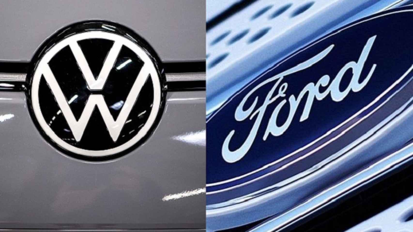 Logos de Volkswagen y Ford.