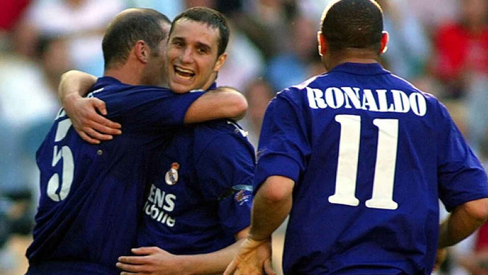 Zidane, Iván Helguera y Ronaldo