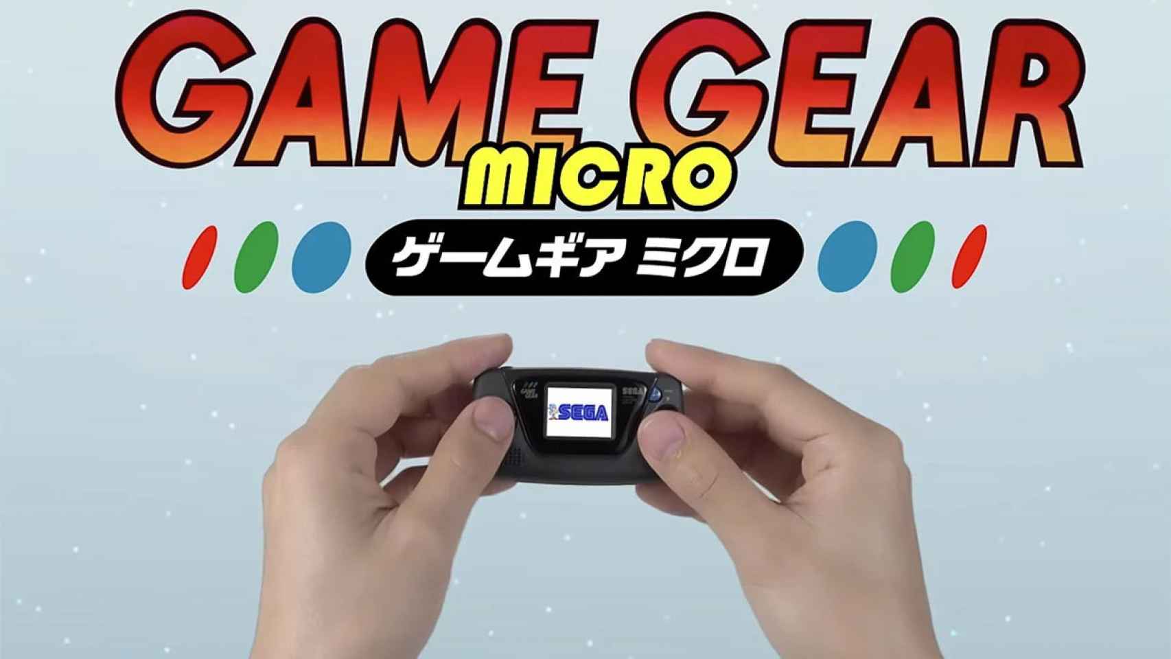 El ridículo tamaño de la Sega Game Gear Micro