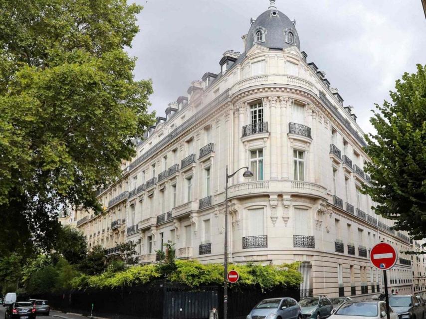 Edificio donde Epstein tenía su apartamento de París.