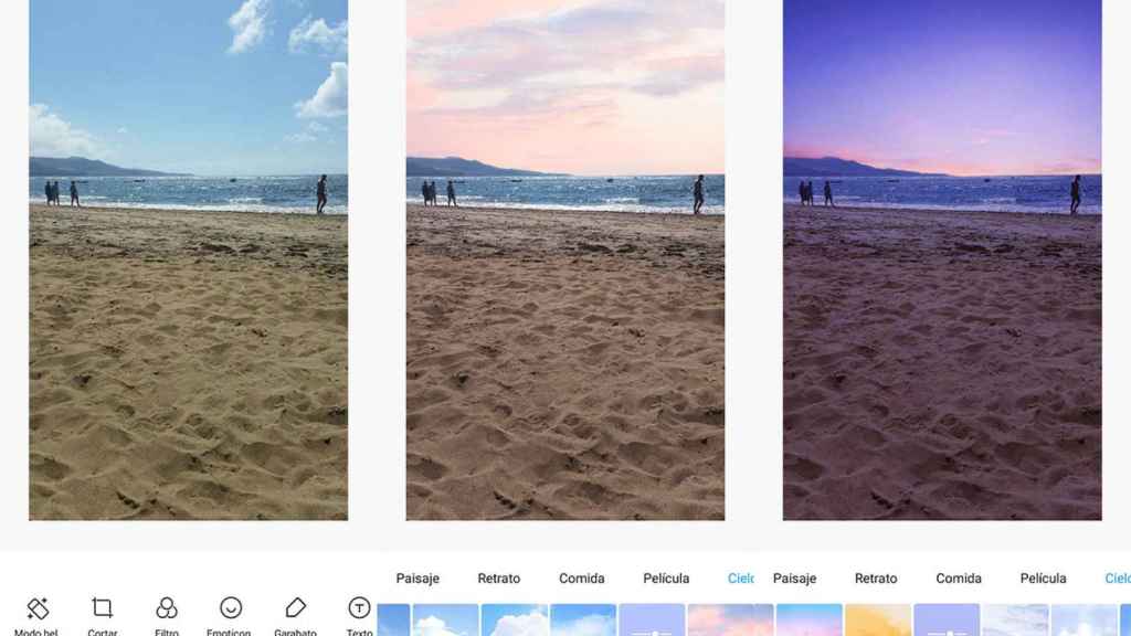 Cómo cambiar el cielo de las fotos desde MIUI en móviles Xiaomi