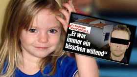 Una imagen de la niña desaparecida y del principal sospechoso del caso, Christian Brueckner.