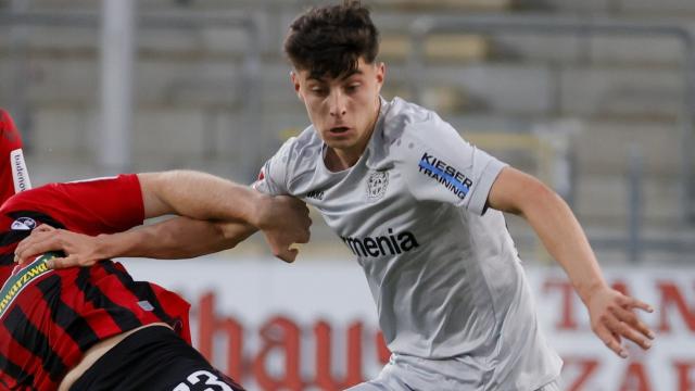 Kai Havertz, con el Bayer Leverkusen