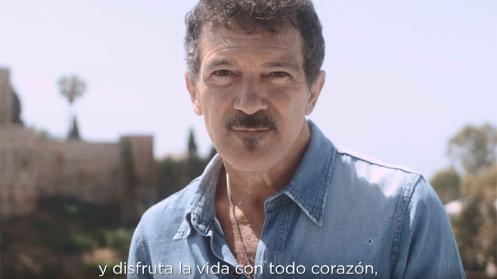 Captura del spot de la campaña de promoción de Andalucía con Antonio Banderas