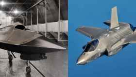 El X-58A Valkyrie y el F-35, el dron de combate y caza más avanzados respectivamente