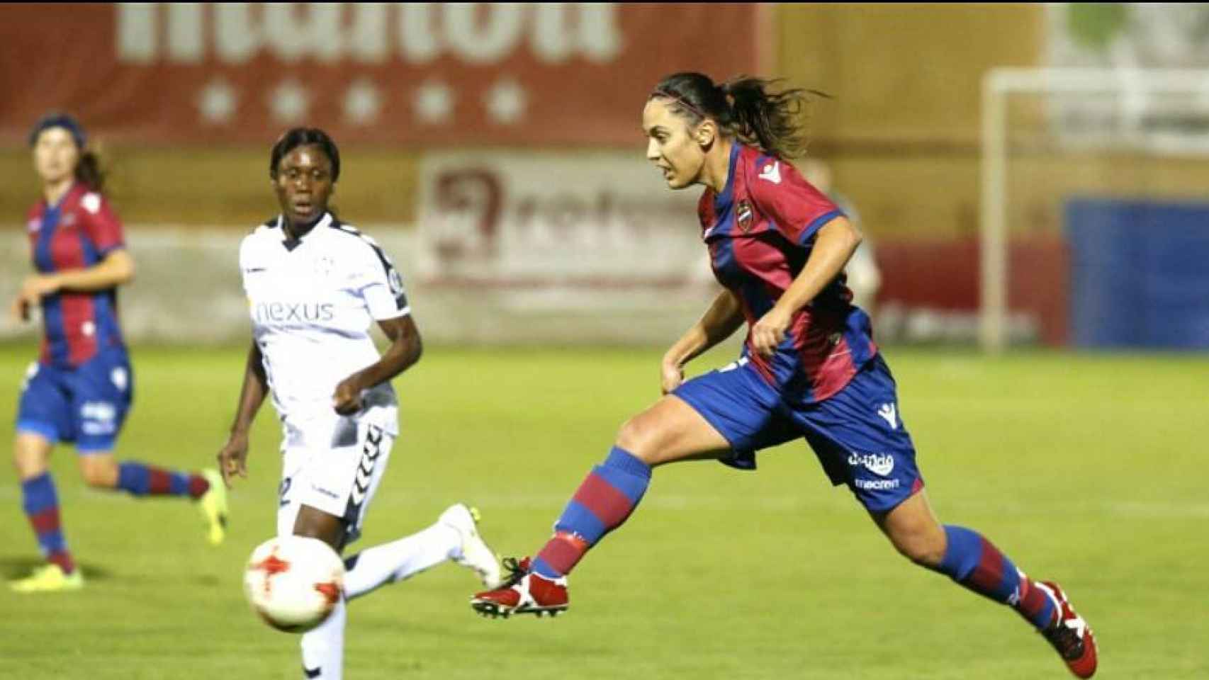 Laura Gutiérrez, durante un partido con el Levante