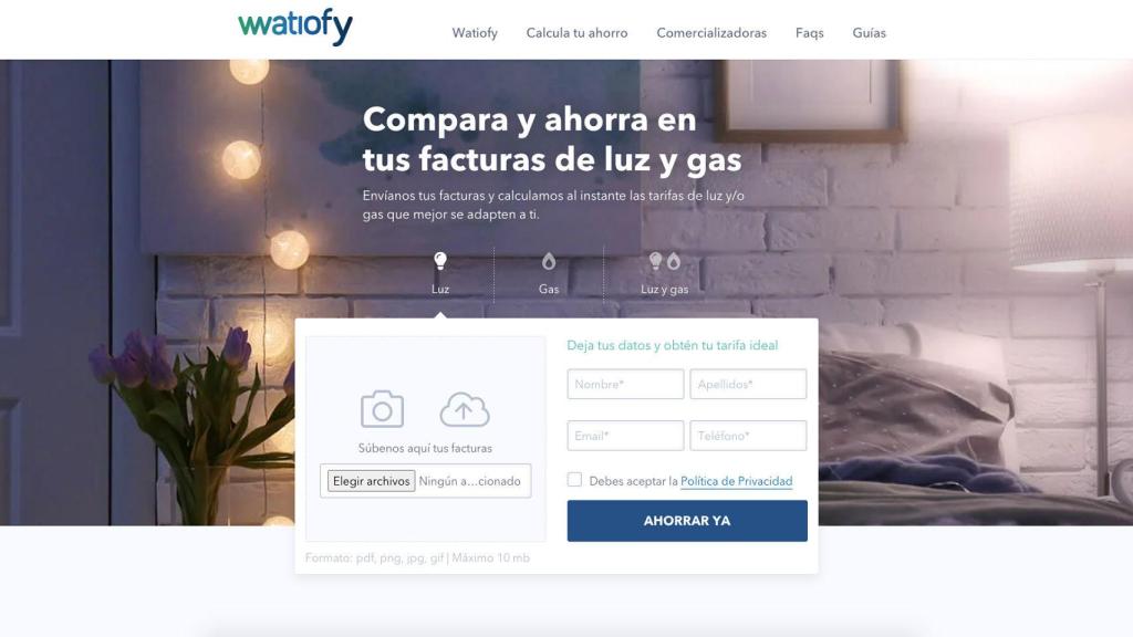 Web de Watiofy.