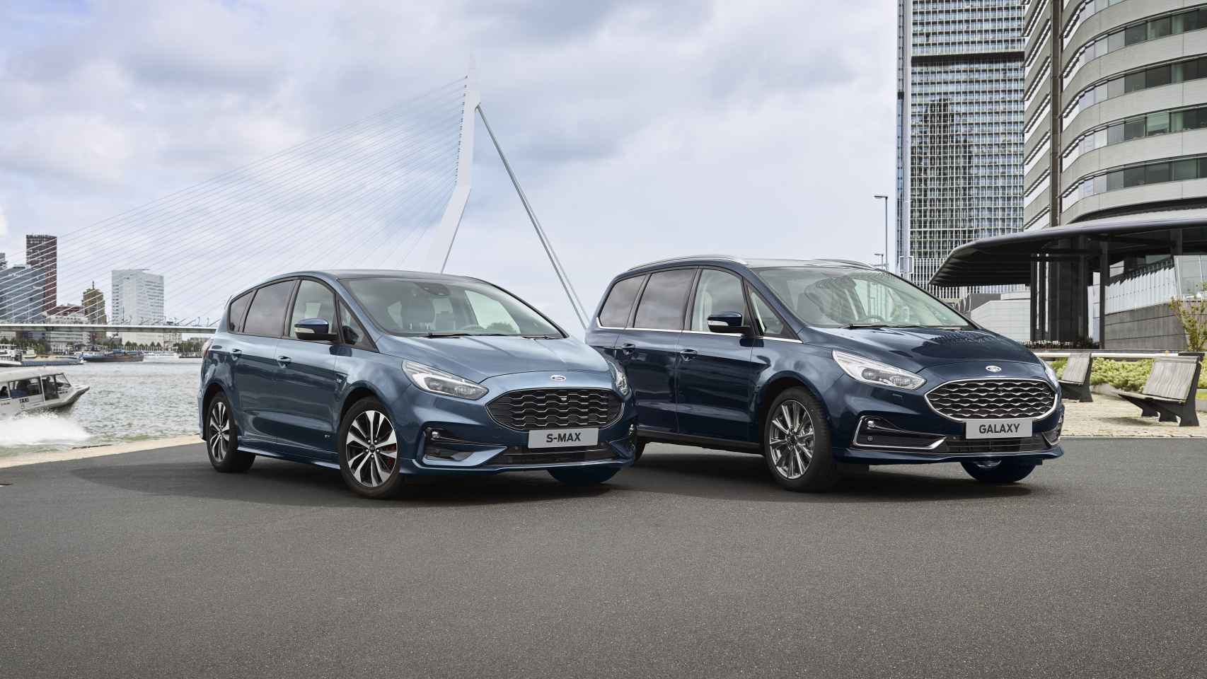 Los nuevos Ford S-Max y Galaxy híbridos que fabricará Ford en Almussafes.