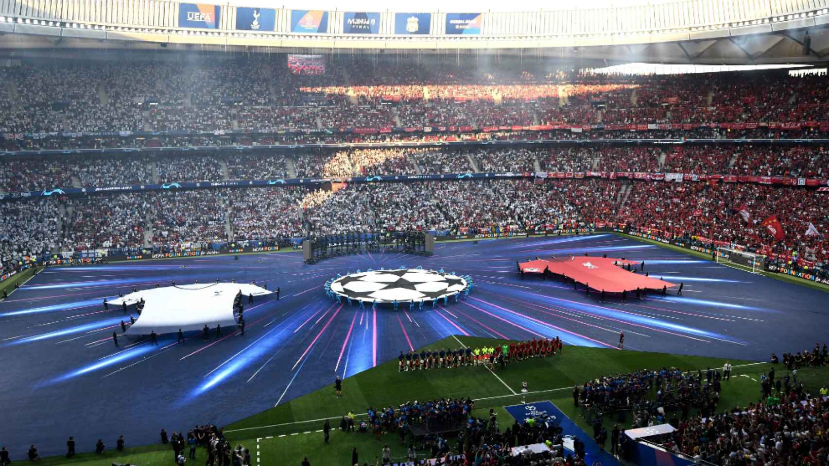 Así estaba el Wanda Metropolitano antes de empezar la final de Champions League