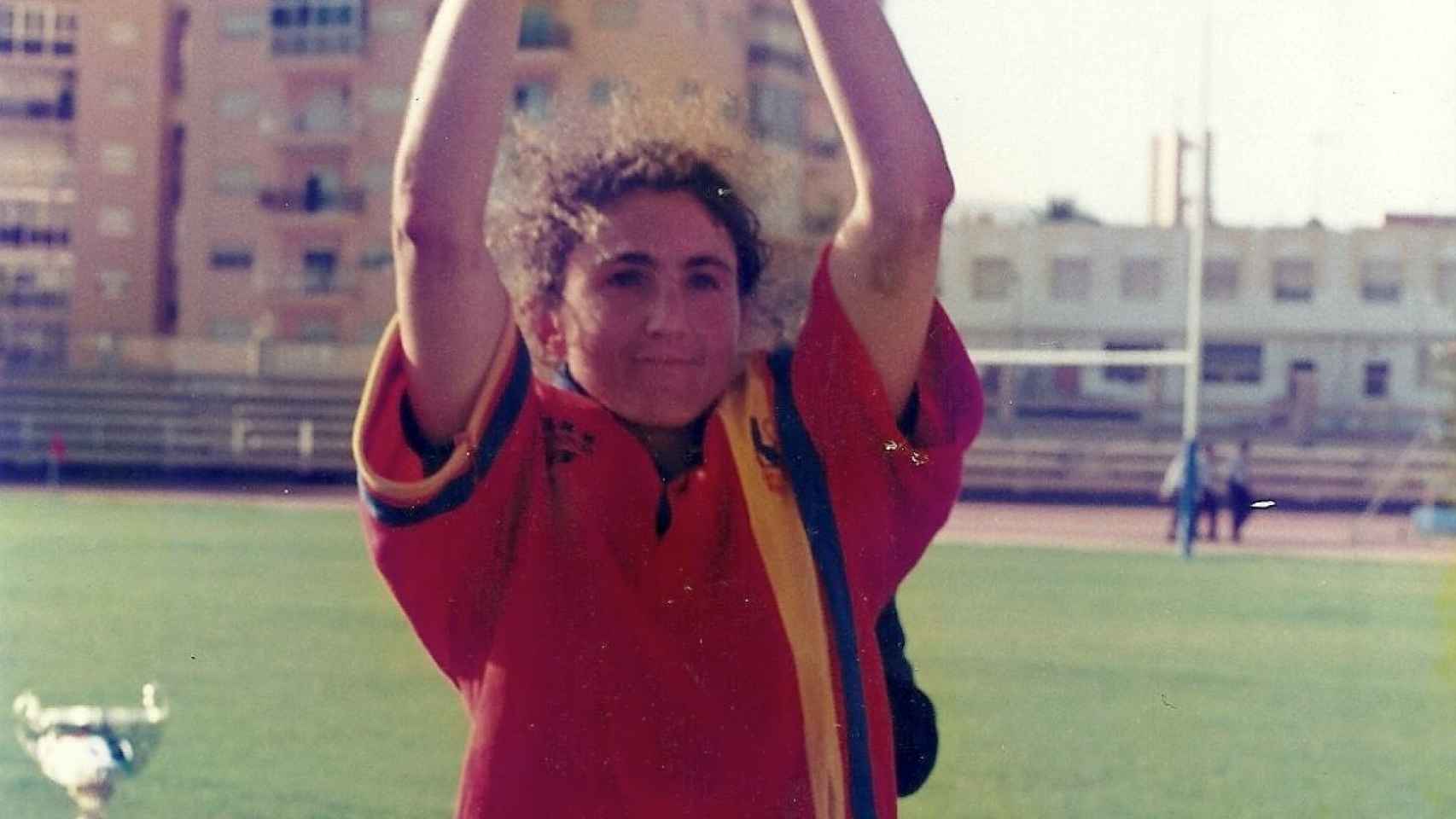 Elena Díez de Lastra, exjugadora de la selección española de rugby femenino y también excapitana de 'Las Leonas'