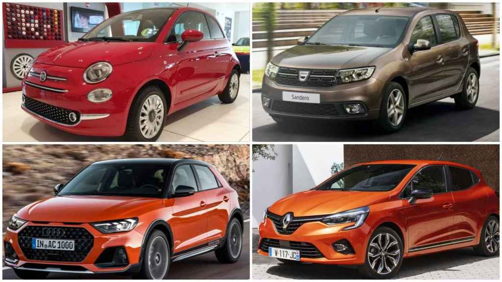 Los cuatro coches más vendidos en mayo de 2020.