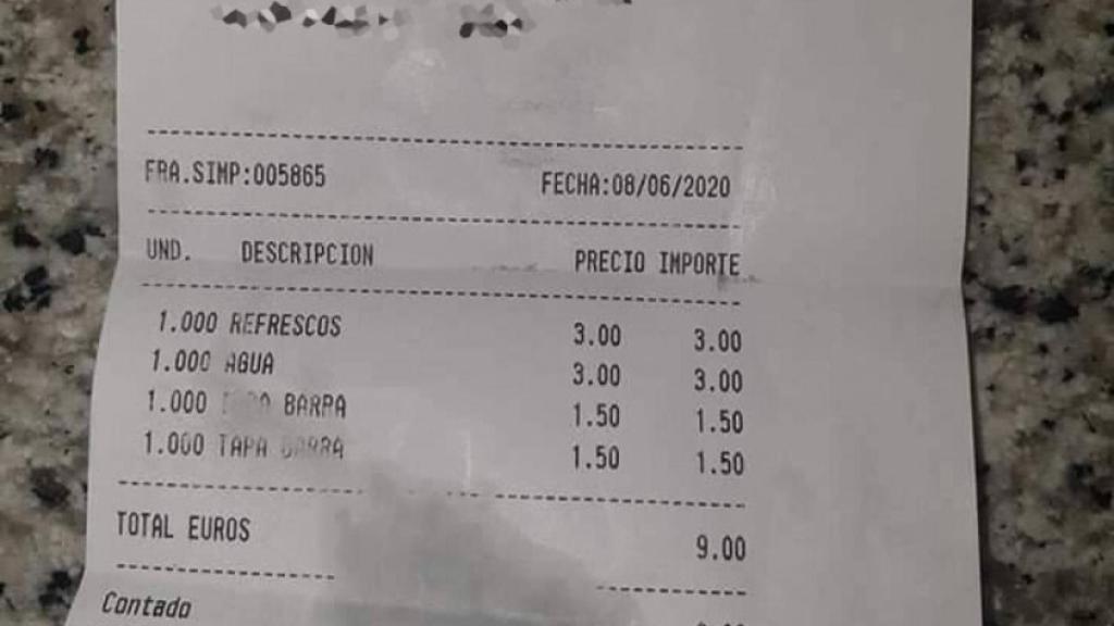 Un bar de Zamora cobra tres euros por una botella de agua y sus dueños  explican el porqué