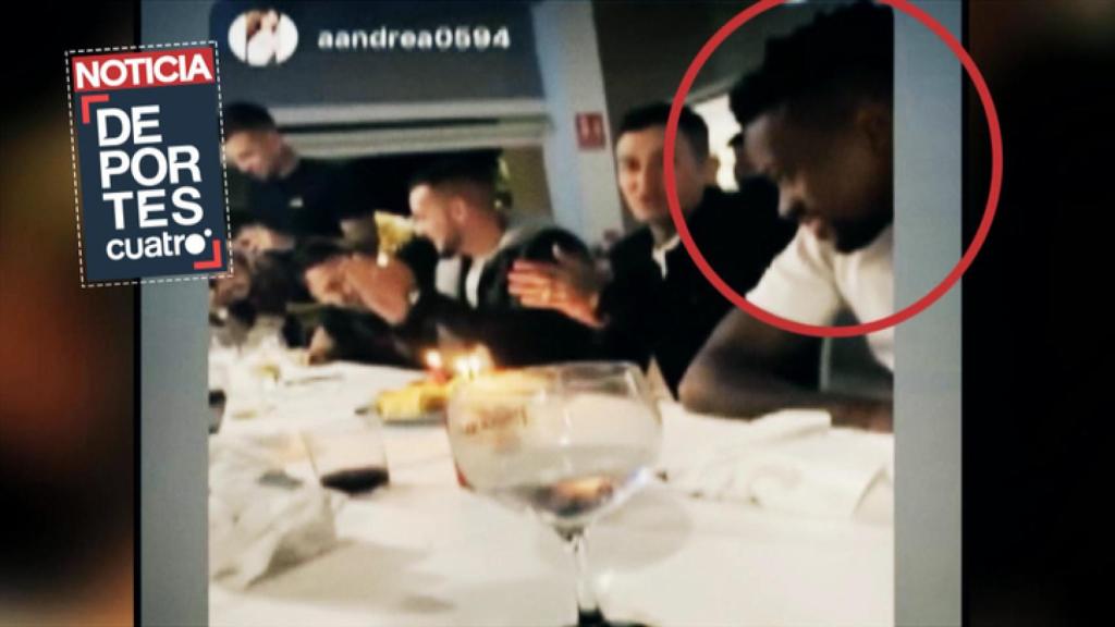 Semedo saltándose el protocolo de LaLiga