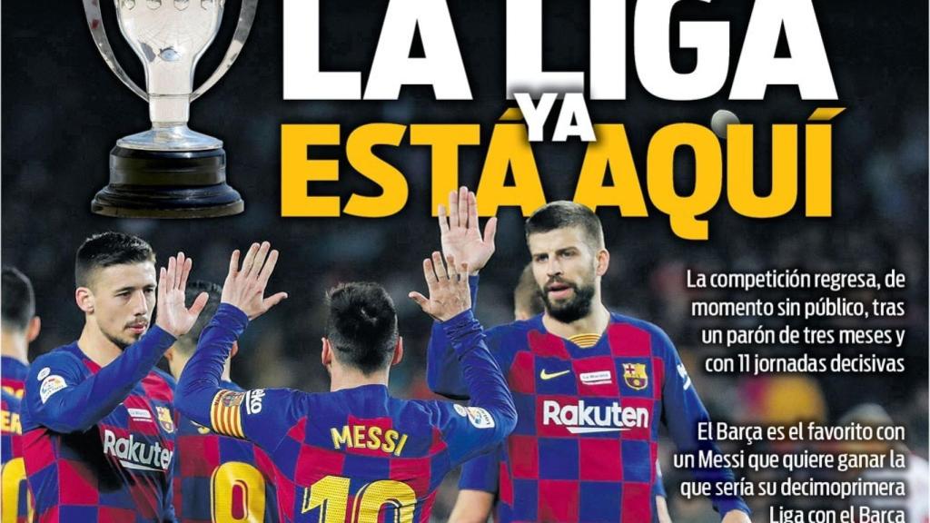 La Portada Del Diario Sport 11 06 2020