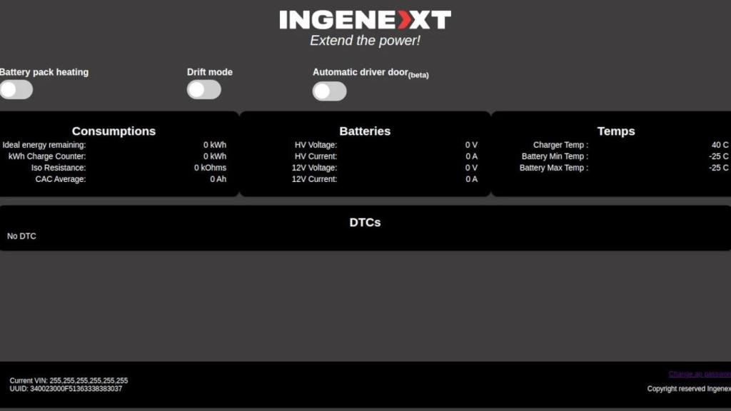 La modificación del Tesla permite activar funciones adicionales