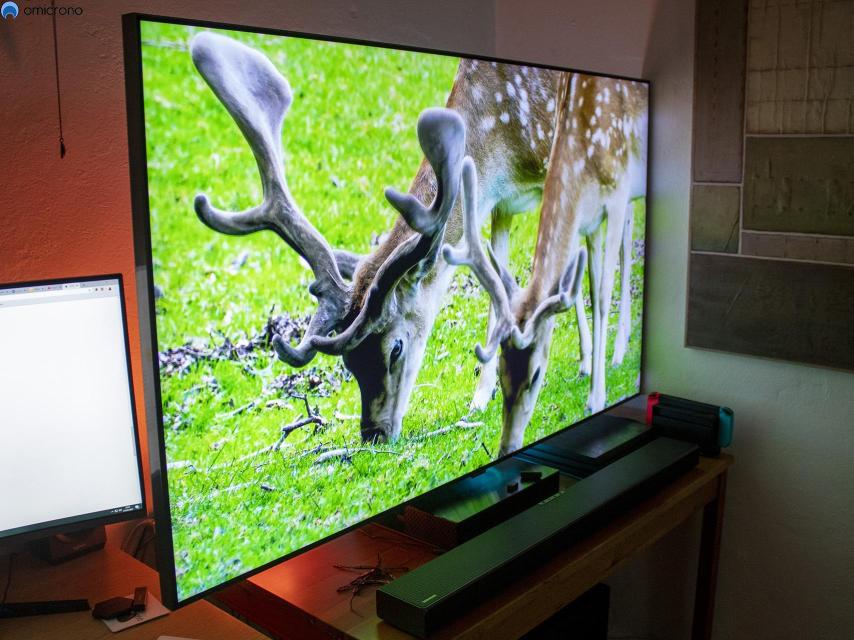 Sí, estamos ante un televisor grande.
