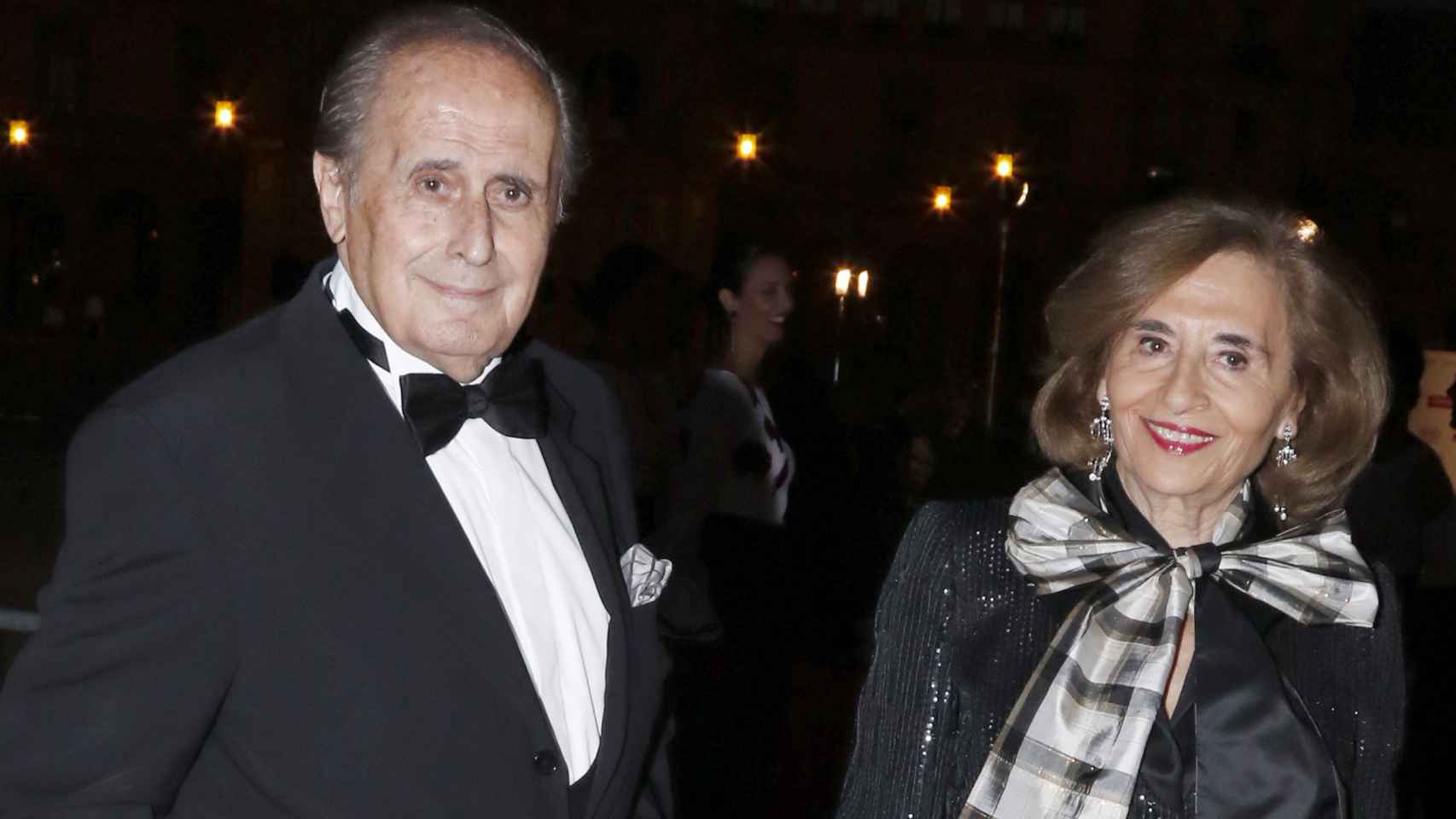 Jaime Peñafiel y su esposa, Carmen Alonso.