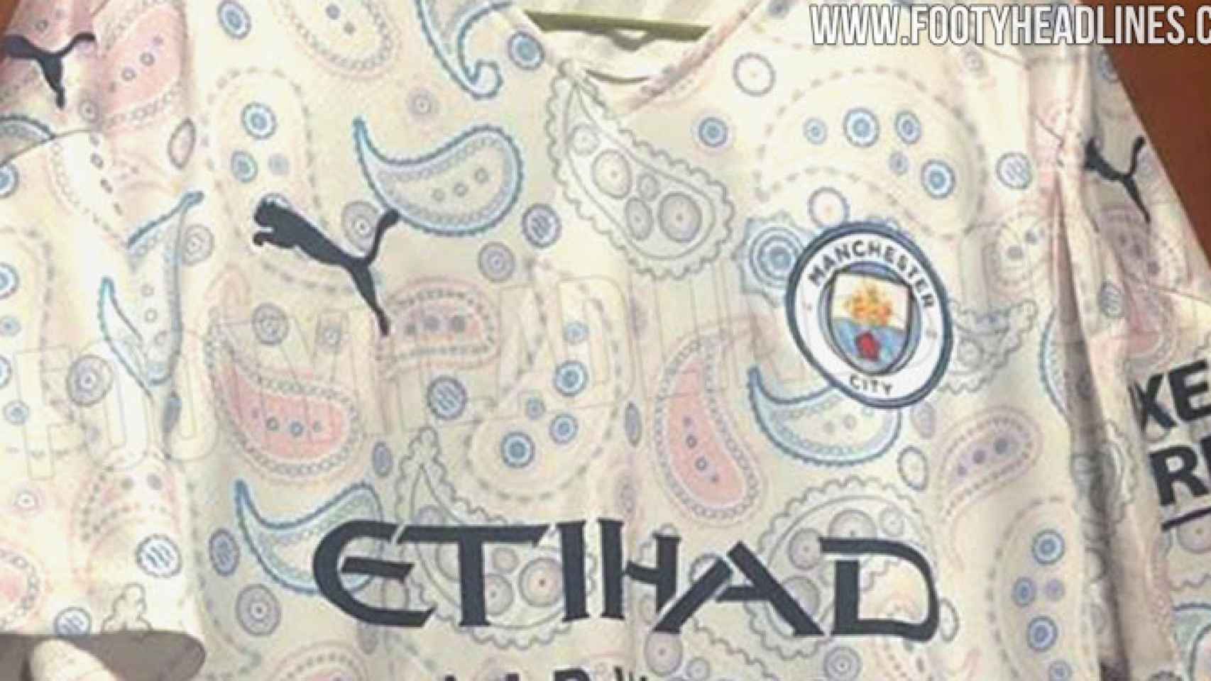 La posible tercera camiseta del Manchester City para la temporada 2020-2021