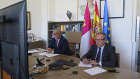 El consejero de Hacienda y Administraciones Públicas de Castilla-La Mancha, Juan Alfonso Ruiz, este jueves en la Conferencia Sectorial de Administración Pública