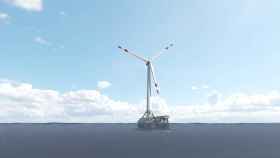 La empresa pública BiMEP impulsa la eólica marina con el primer aerogenerador flotante en España.