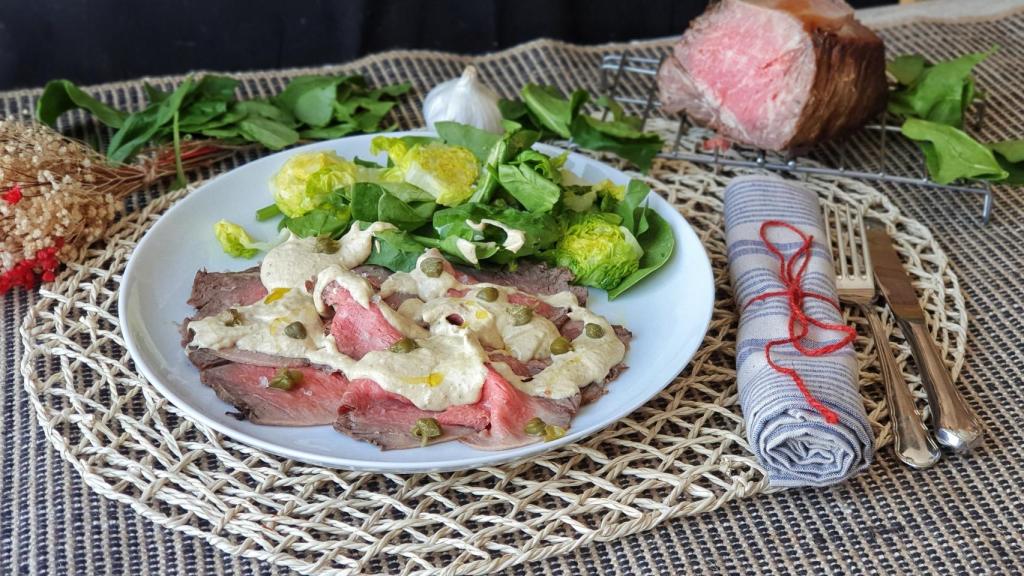 Ternera en salsa de atún o Vitello Tonnato, receta para lucirte en verano