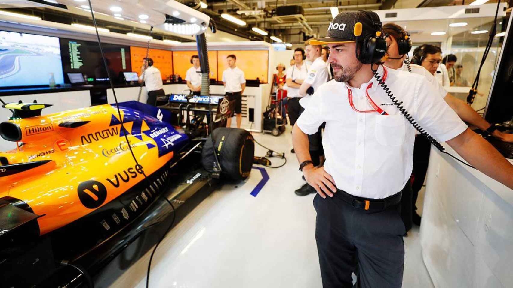 Fernando Alonso y un McLaren