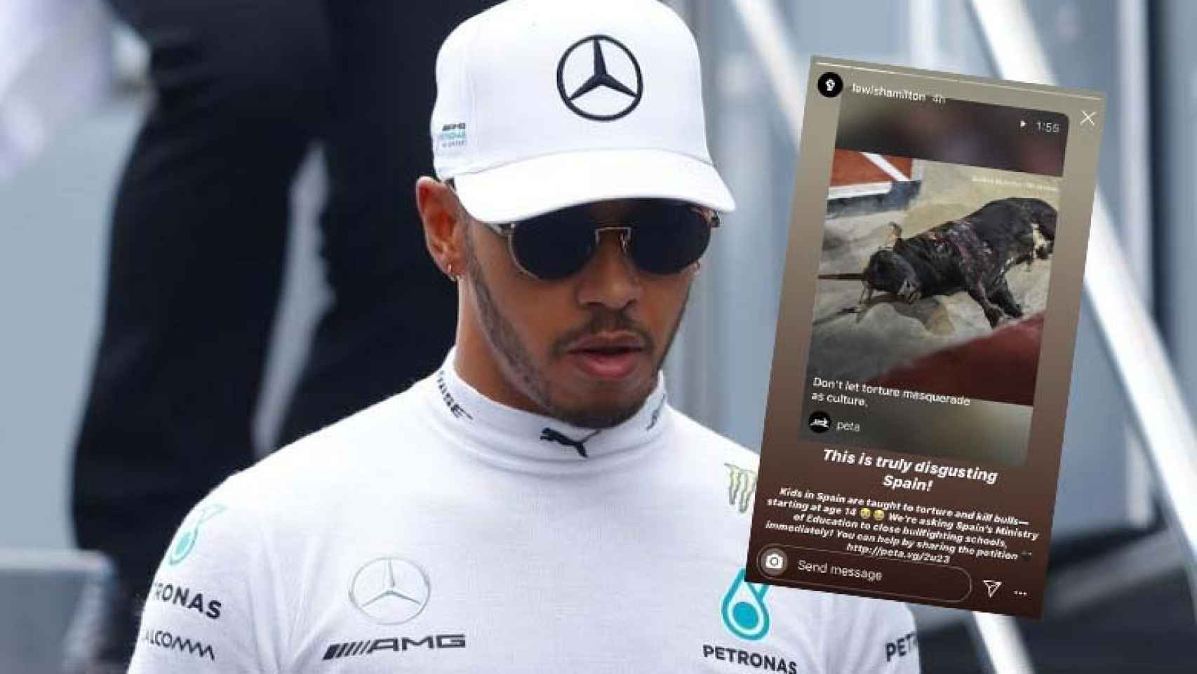 Lewis Hamilton y su denuncia contra España y los toros