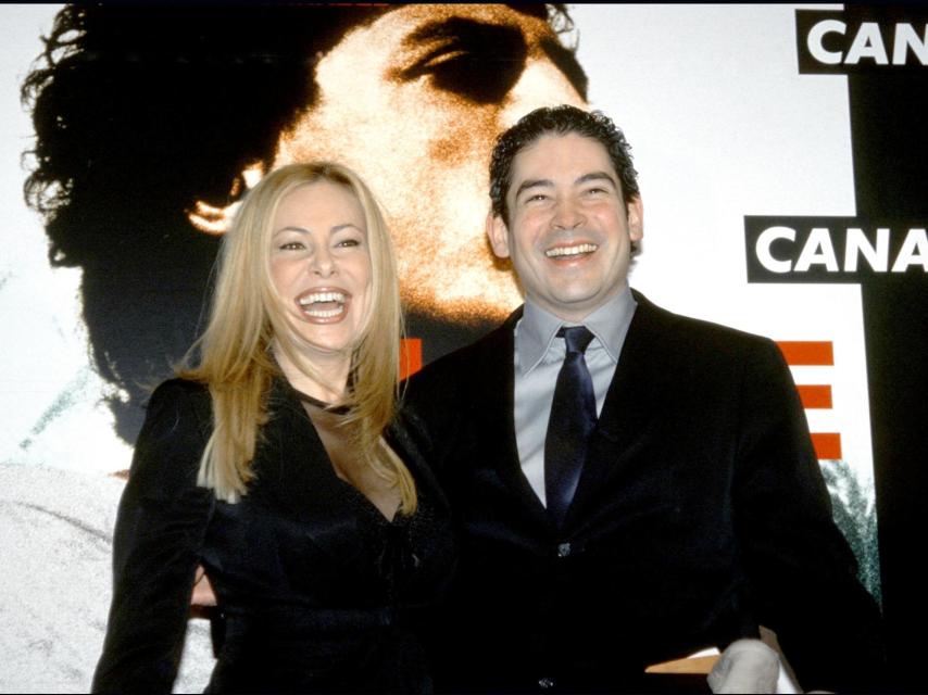 Boris junto a Ana García Obregón en un acto en 2001.