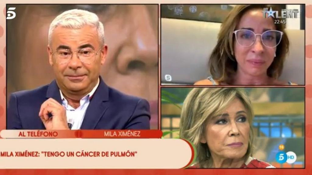 María Patiño rota de dolor ante la noticia de Mila Ximénez.