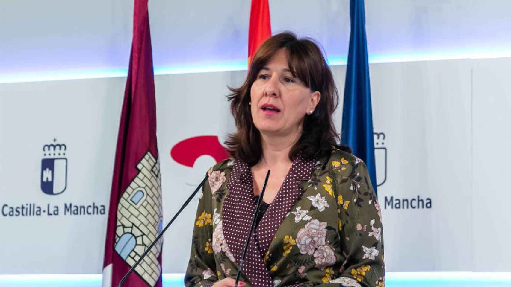 La portavoz del Gobierno de Castilla-La Mancha, Blanca Fernández (JCCM)